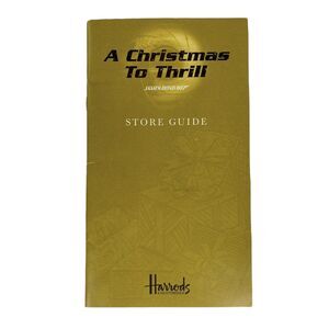 2002 Harrods Knightsbridge Store Guide Christmas Thrill James Bond 007 London